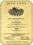 Penedes_Jean Leon_chardonnay 1981